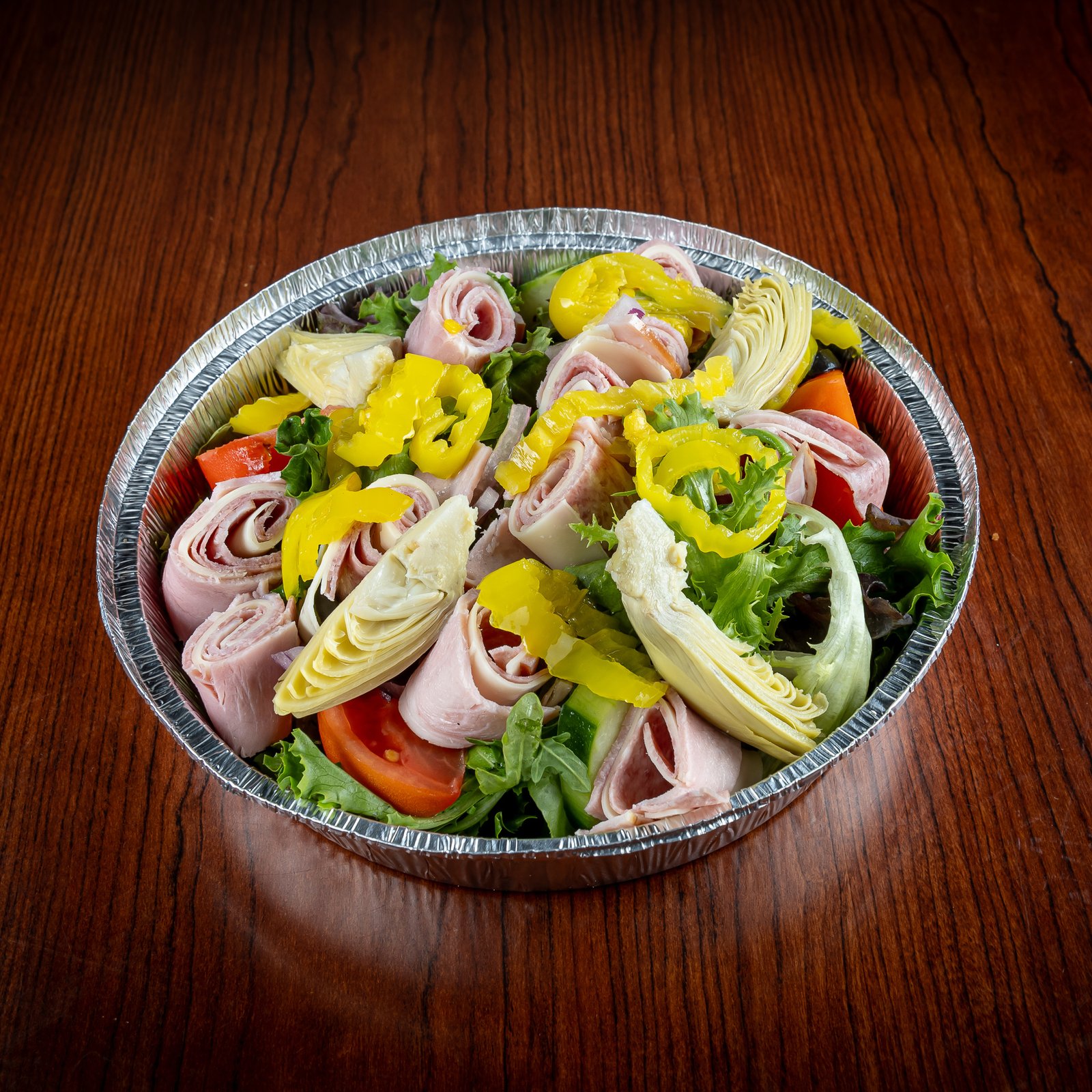 Antipasto Salad, GoGo Pizza, Salads, Italian meat and cheese salad, fresh vegetable salad, gourmet antipasto dish, hearty salad entrée, cured meats salad, olives and cheese salad, fresh greens salad, Italian style salad, best antipasto salad