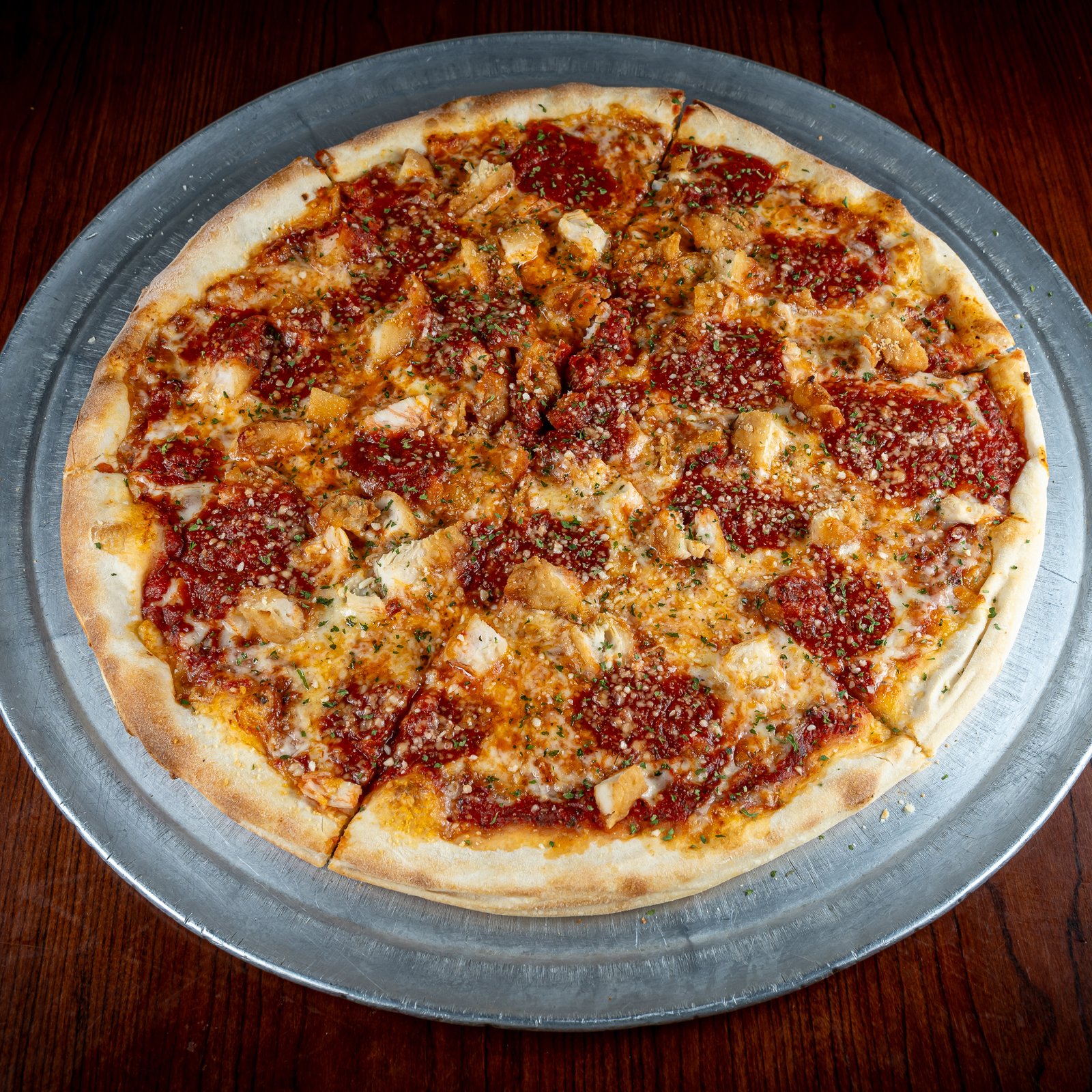 Chicken Parmesan Pasta, GoGo Pizza, GoGo Favorite, Pasta, breaded chicken pasta, marinara sauce pasta, mozzarella cheese pasta, hearty Italian pasta, baked pasta dish, gourmet chicken pasta, creamy pasta entrée, comfort food pasta, best chicken parmesan pasta