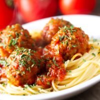Meatballs Pasta